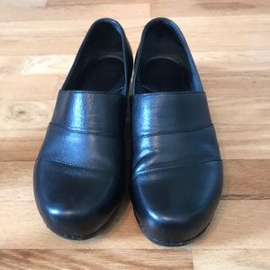 Dansko Tenley Napa black leather clog EU 49